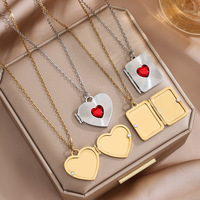 Collier personnalisé avec photo cachée, pendentif en acier inoxydable, sublimation personnalisée, époxy, souvenir photo, bijoux commémoratifs pour la famille