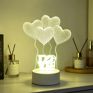 High Transparent Acrylic DIY Marker Board Creative LED Night Light USB Color-Changing Touch <b>Control</b> for Bedroom Holiday - Product Image 4