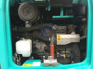 Mini-excavatrice sur chenilles Kobelco Sk75-8sr 7 tonnes d'occasion, faible nombre d'heures de fonctionnement, bon état, moteur principal, pompe hydraulique MOOG, distributeur Parker 1 - Product Image 6