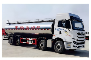 รถบรรทุกนมสดแบบมีฉนวนสแตนเลส  รถบรรทุกนมแบบ OEM  รับผลิตตามสั่ง  ถังขนส่งนม - Product Image 2