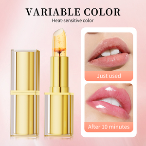 Lipstik Jelly transparan, <span class=keywords><strong>Lip</strong></span> <span class=keywords><strong>Gloss</strong></span> bening melembapkan warna ajaib untuk menutrisi tahan lama - Product Image 3