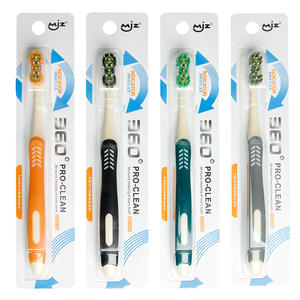 Brosse à dents authentique à poils durs pour adultes, 360 poils DuPont pour un usage domestique haut de gamme, élimine les taches de tabac sur les dents en toute douceur - Product Image 1