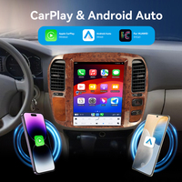 Pour Toyota Land Cruiser LC100/Lexus LX470 1998-2002, lecteur multimédia tactile GPS Android 13, Carplay, autoradio