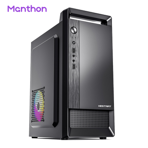Vật liệu mới ABS Xách Tay PC tháp trường hợp Gamer PC M-ATX miniitx văn phòng Máy tính để bàn <span class=keywords><strong>CPU</strong></span> Tủ Micro ATX PC Trường hợp với người hâm mộ - Product Image 1
