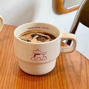 Taza de <span class=keywords><strong>desayuno</strong></span> original de dibujos animados Taza de cerámica de perro lindo estilo Ins - Product Image 3