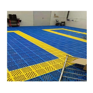 Garage Interlocking <b>Plastic</b> Flooring Car Repair Workshop pp Material Floor Tiles - Product Image 2