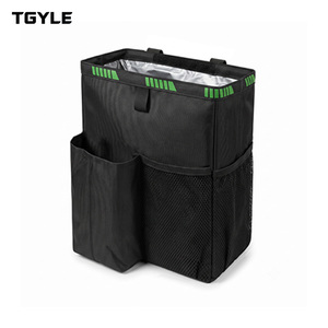 Poubelle de siège de voiture multifonctionnelle, organisateur de rangement en tissu Oxford, sac de rangement étanche, sac isotherme pour véhicule - Product Image 1