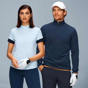 เสื้อผ้าผู้ชายแบบสวมหัวมีซิป 1/4  ผ้าเฟรนช์เทอร์รี่เนื้อหนา 500 กรัม ผลิตจากผ้าฝ้าย 80% โพลีเอสเตอร์ 20%  แบบเรียบไม่มีลาย - Product Image 4