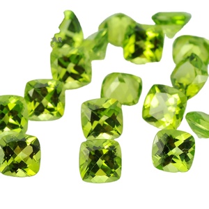 Gema de <span class=keywords><strong>peridoto</strong></span> de pera Natural de alta calidad, 5x7, para joyería de plata y oro - Product Image 1
