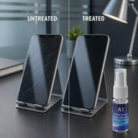 Protecteur d'écran liquide de qualité industrielle A1, nano micro-silice, essence céramique invisible modifiée anti-rayures, Guangdong
