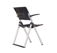 Chaise pliante moderne en plastique rembourrée, empilable, pour extérieur, école, événements, salle à manger, hôtel, hôpital, taille personnalisée, couleur au choix