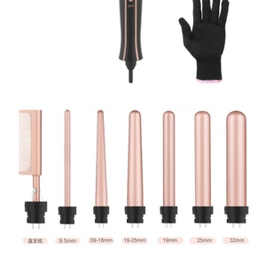Kit de fer à friser 13-en-1 avec brosses et fûts interchangeables en céramique - Product Image 4
