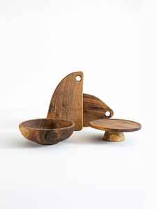 Tazón de Madera Decorativo de Primera Calidad, Tazón Artesanal Natural y Sostenible para el Hogar, Cocina, Comedor, Tazón para Servir Perfecto - Product Image 5