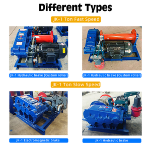1 Ton Diesel Winch dengan 100m kawat tali untuk tambang mengangkat dan berat menarik disesuaikan dengan garansi garansi - Product Image 3