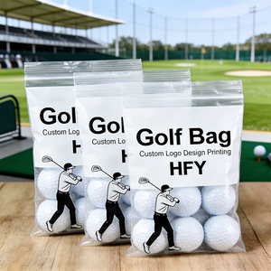 Bolsas <span class=keywords><strong>de</strong></span> Plástico con Cierre y Ventana Transparente para Empaque <span class=keywords><strong>de</strong></span> <span class=keywords><strong>Golf</strong></span>, Impresión <span class=keywords><strong>de</strong></span> Logotipo Personalizado, MOQ Bajo - Product Image 1