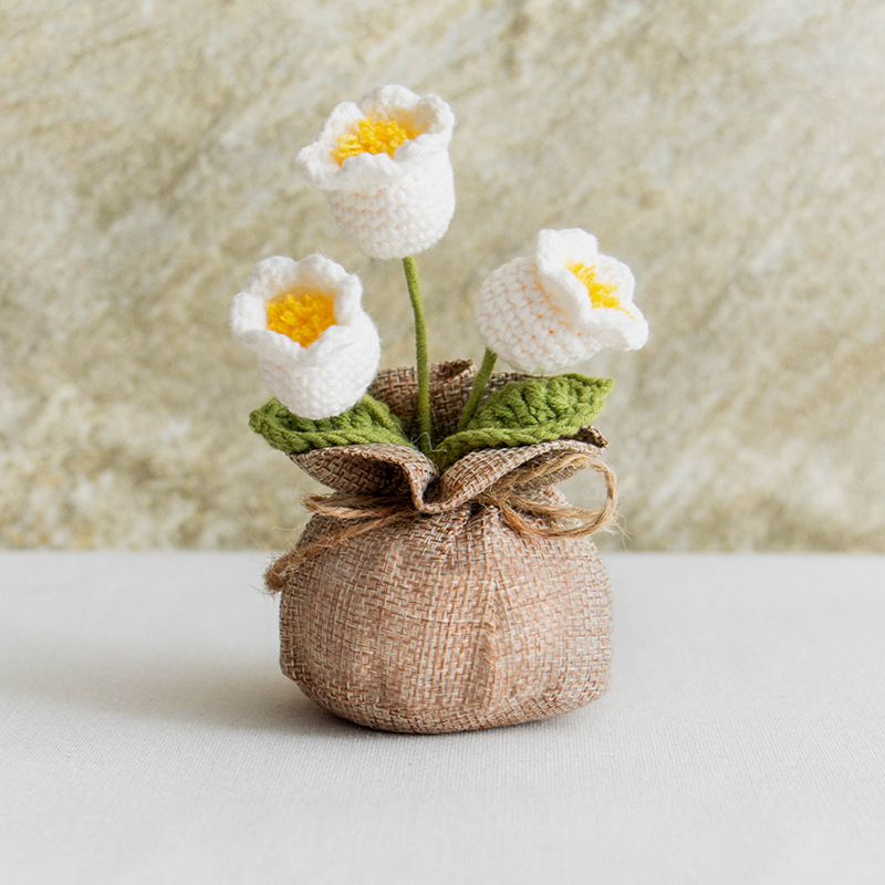 3 pièces Muguet Blanc