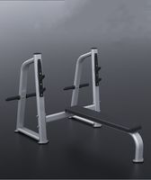 Banc plat en acier Q235 pour musculation, équipement de fitness commercial pour la musculation et l'entraînement en force