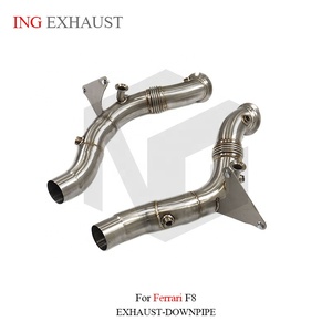 <span class=keywords><strong>Tubo</strong></span> <span class=keywords><strong>di</strong></span> <span class=keywords><strong>Scarico</strong></span> in Acciaio Inox ING per Ferrari F8 con Prestazioni Elevate e Componenti Auto <span class=keywords><strong>di</strong></span> Alta Qualità - Product Image 4
