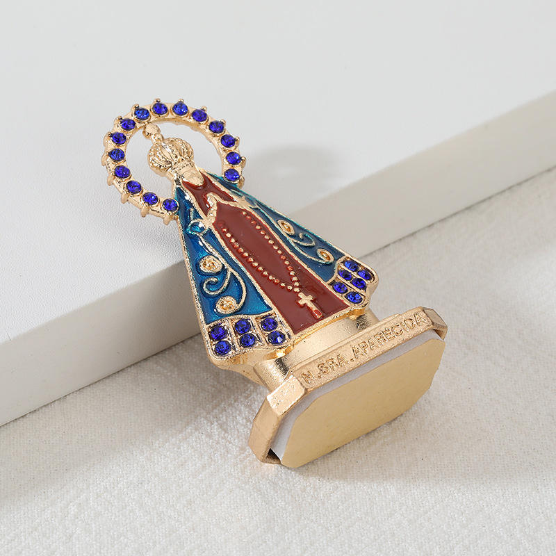 Halo de diamant bleu brun doré Kc