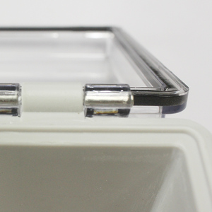 Tùy chỉnh điện tử công nghiệp ABS PC nhựa IP67 hộp chống thấm nước trường hợp rõ ràng bìa với thép không gỉ khóa - Product Image 4