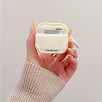 Étui pour écouteurs de 4e génération, couleur unie simple, avec revêtement en silicone souple, modèle Pro2, écouteurs sans fil