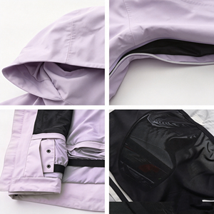 Chaqueta <span class=keywords><strong>de</strong></span> esquí impermeable y cortavientos personalizada para <span class=keywords><strong>mujer</strong></span>, con cremallera, faldón <span class=keywords><strong>de</strong></span> <span class=keywords><strong>nieve</strong></span> desmontable y capucha, tipo <span class=keywords><strong>anorak</strong></span> para esquí <span class=keywords><strong>de</strong></span> <span class=keywords><strong>nieve</strong></span>. - Product Image 5