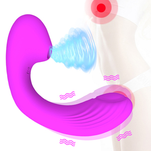 Vibrateur 2-en-1 vibrant et suceur pour femmes, Godemiché vibrant pour femmes, Jouets sexuels pour adultes, Clitoris, Couple, Masturbateurs féminins Xx.xx% - Product Image 2