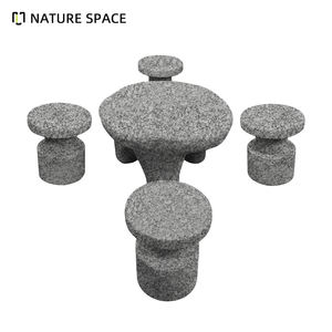 공원 장식 좌석 야외 홈 장식 정원 광장 쇼핑몰 공원 공공 장소 휴식 테이블과 의자 - Product Image 4