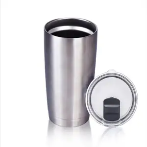 Tùy chỉnh 20oz/30oz xe ly nhựa cup Nắp tràn bằng chứng Tumbler Bìa Splashproof leakproof từ nắp trượt