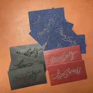 Étiquettes de vêtements personnalisées imprimées pour boutique, étiquette tissée en coton avec broderie, logo personnalisé - Product Image 6