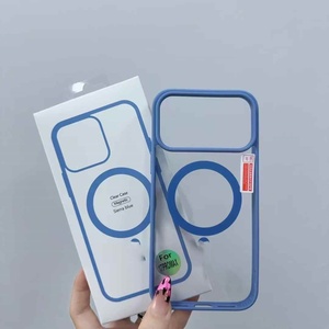 Từ tính rõ ràng màu đầy đủ bìa chống sốc chống thả điện thoại trường hợp Bìa bảo vệ cho <span class=keywords><strong>iPhone</strong></span> 17 không khí 13 14 15 16 16e Pro Max cộng với - Product Image 5