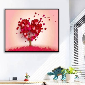 XIXI Acrylic Customized <b>Canvas</b> DIY Art Paintings with Irregular Shape and <b>Frame</b> Round Diamond Painting - Product Image 3