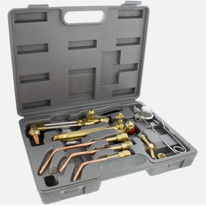 Kit de chalumeau oxyacétylène Cfweld, type injecteur plaqué cuivre, ensemble de découpe et de soudage, style américain, interrupteur simple - Product Image 2