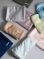 Microfibre douce moderne pour ensemble de housse de couette, classe A, 60S Lenzing, écologique, lavable en machine, adapté aux peaux sensibles, naturel