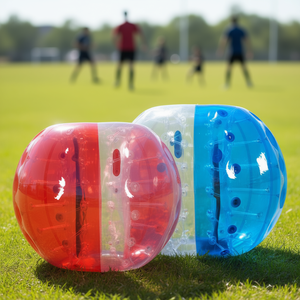 Pelotas inflables de 5 pies, rojas y azules, de PVC, tipo sumo zorb, para juegos de equipo al aire libre, para adolescentes y adultos. - Product Image 2