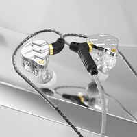 KG01 Casque de jeu filaire intra-auriculaire haute fidélité Casque d'écoute Micro de basse lourde Prise rotative Écouteurs pour l'écoute de la musique