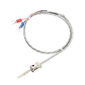Capteur de température à thermocouple de type K et PT100, à ressort de compression, à baïonnette, avec vis M12*1.5, M6, M8 - Product Image 6