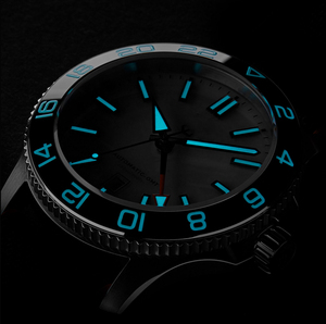 Montres pour hommes, montre de plongée 41 mm, bracelet en acier inoxydable argenté, résistante à l'eau jusqu'à 60 ATM, montre-bracelet classique - Product Image 3