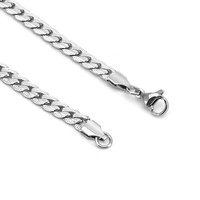 Chaîne NK en acier titane crypté tendance, design cubain classique, ornement de mode polyvalent pour hommes et femmes