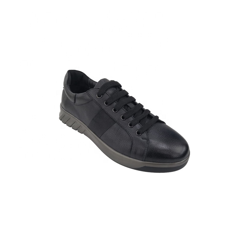 Design Men Sneakers 2019 Leather Black Running Oem Sports Casual Fashion Chunky Custom Sneakers For Men