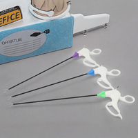 Ensemble d'instruments de formation pour simulateur laparoscopique manuel en plastique FIDA (Maryland/Pince à préhension/Scissors)