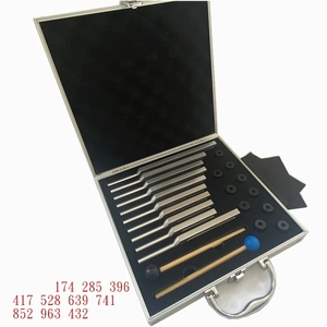 Lot de diapasons de fréquence Solfège 10-en-1 en gros, 174, 285, 396, 417, 528, 639, 741, 852, 963, 432 Hz, avec boîte de transport - Product Image 4
