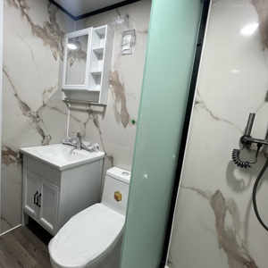 Maison conteneur en acier extensible 20ft 40ft, durable, résistante aux intempéries et aux ouragans, construction rapide, hôtel pour travailleurs <span class=keywords><strong>de</strong></span> chantier - Product Image 4