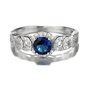 Nuovo Design di <span class=keywords><strong>Anello</strong></span> di Fidanzamento in Argento Puro 925 per Ragazze - Product Image 4