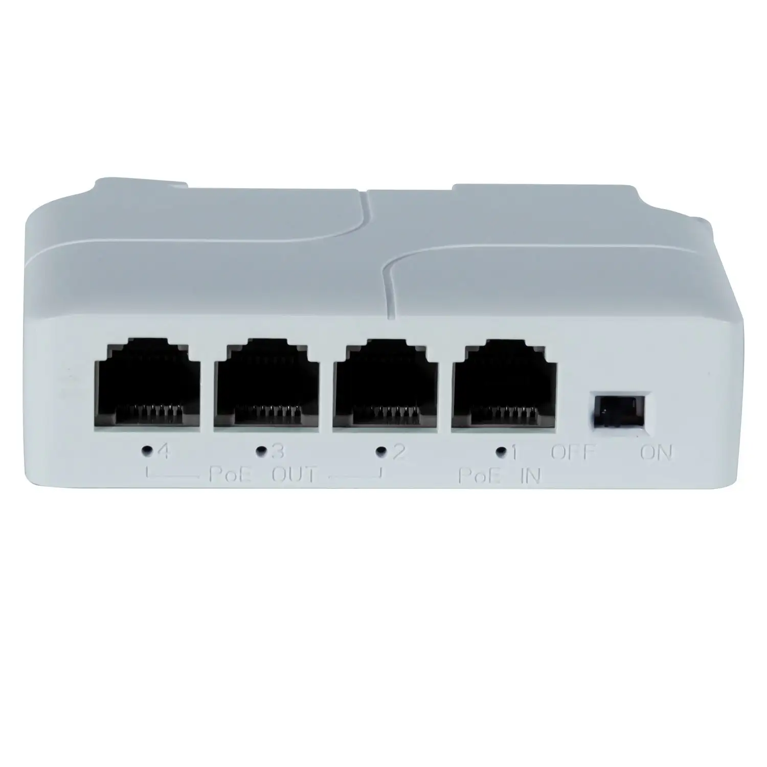 Extensor de Ethernet PoE de 1 a 3 puertos, salida de puerto de alimentación rápida IEEE802.3af/at 10/100M para cámara IP, fabricante