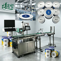 Machine de marquage laser CO2 ASL BELGISI DataMatrix Mopa MAT avec codage anti-contrefaçon pour la ligne de production de boîtes de lait en poudre
