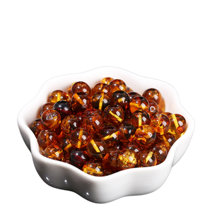 Jingde Jewelry Offre Ambra Naturale, <span class=keywords><strong>Copal</strong></span>, Perle a Fiore, Bracciali con Perle Sciolte, Collane, Accessori Fai-da-Te, Rotondi - Product Image 1