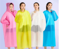 Imperméable EVA coloré activités de plein air imperméables pour adultes imperméable réutilisable imperméable imperméable