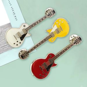 Pin de diseño de corazón de amor para mujer, piezas de <span class=keywords><strong>Metal</strong></span> personalizadas para música, instrumentos musicales de guitarra - Product Image 2