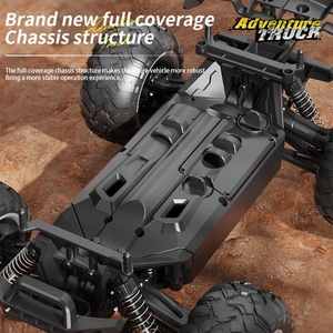 รถบรรทุกมอนสเตอร์ RC SJY-C100 ความเร็วสูง สเกล 1:16 ขับเคลื่อน 4 ล้อ 4WD RTR มอเตอร์แบบไร้แปรงถ่าน รีโมทคอนโทรล 4 ช่องสัญญาณ ตัวรถโลหะ พร้อมที่ชาร์จ ความเร็ว 30 กม./ชม. - Product Image 3